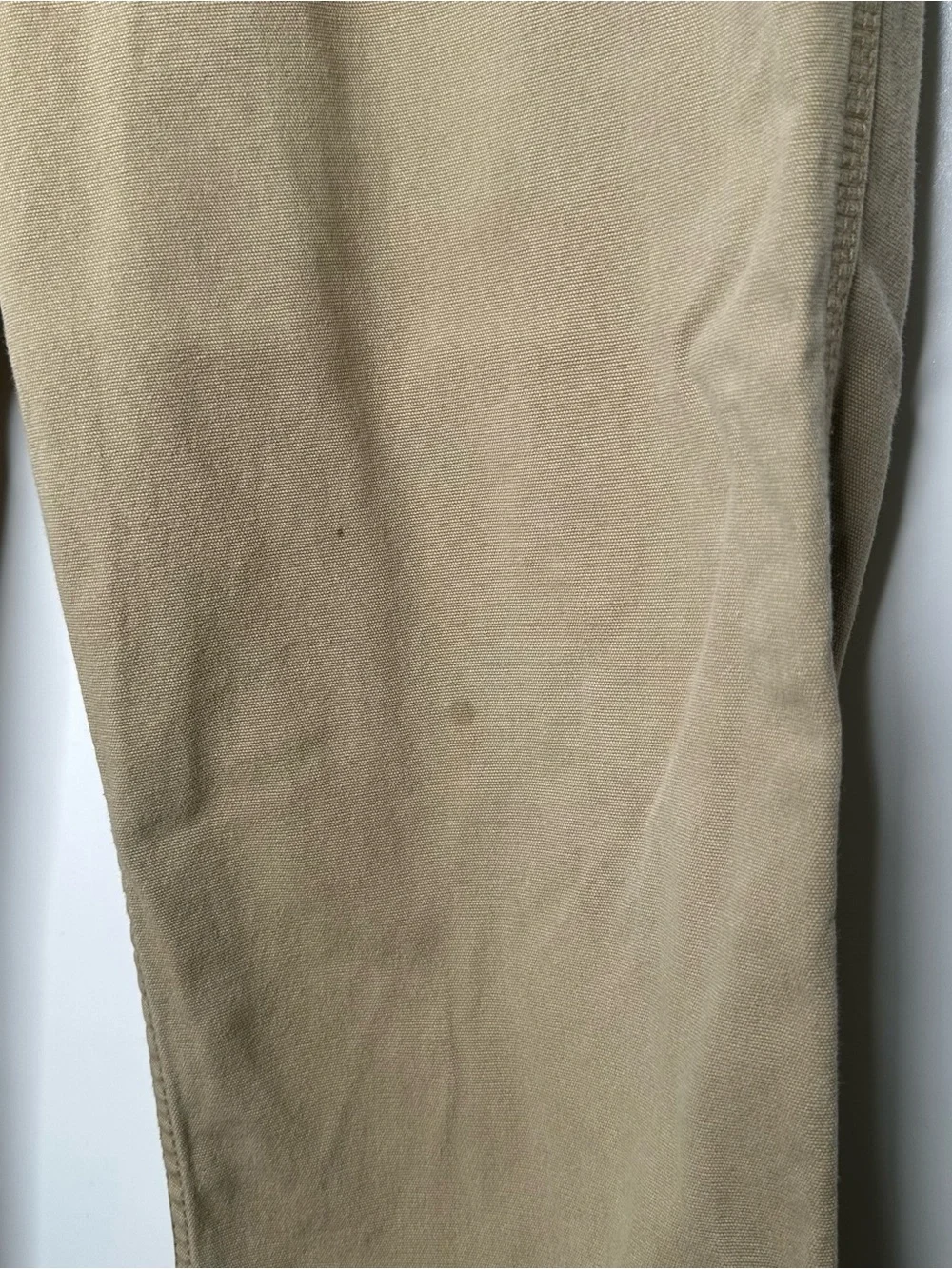 Carhartt Canvas Relaxed Fit Carpenter Pants Khaki Tan Size 36x34